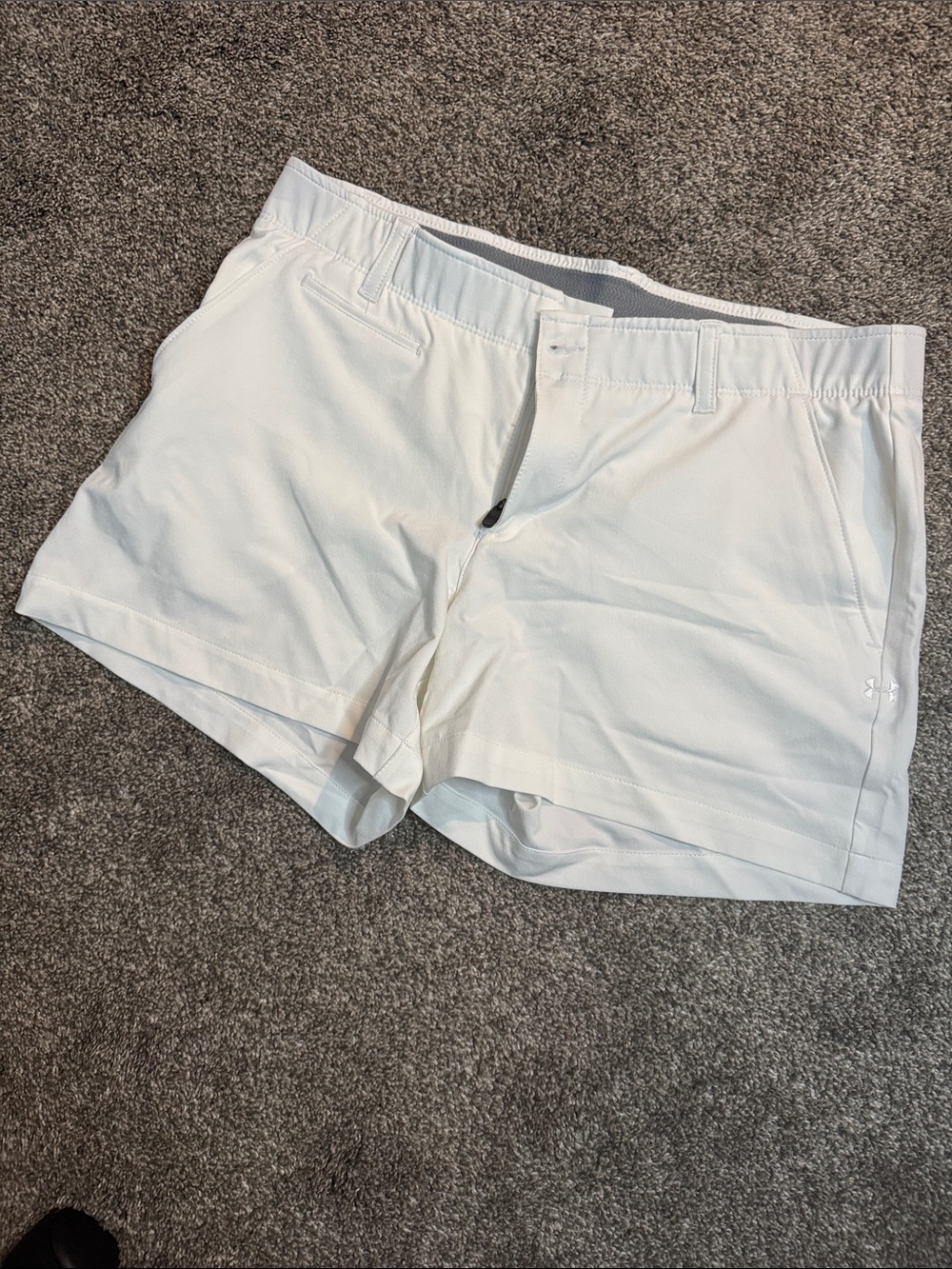 Under Armour Women's Athletic Performance Shorts in White